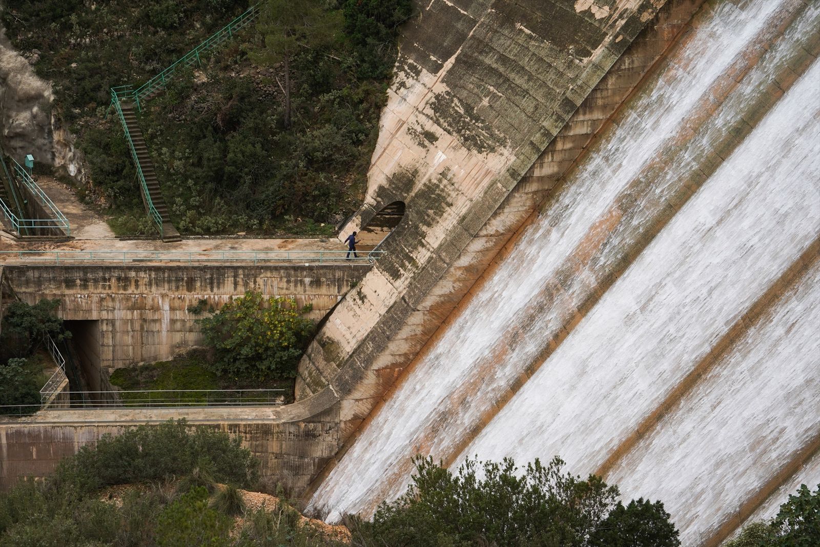 Embalse de Forata, a 7 de noviembre de 2024, en Yátova, Valencia