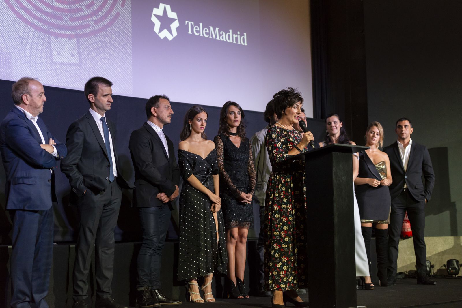 Premier de 'La víctima número ocho' en el Palacio de la Prensa