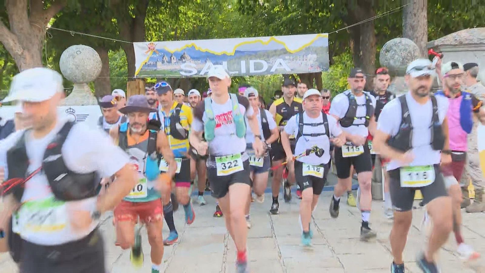 325 participantes en la travesía cívico-militar desde El Escorial hasta Navacerrada