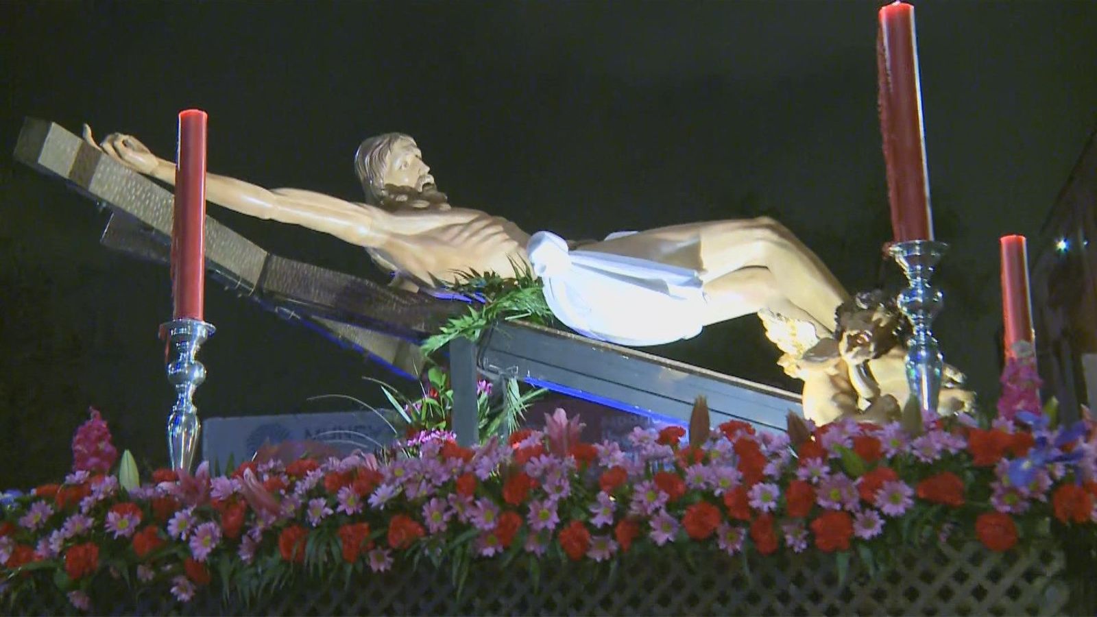 El Cristo del Camino recorre las calles de Delicias en este Lunes Santo de Madrid