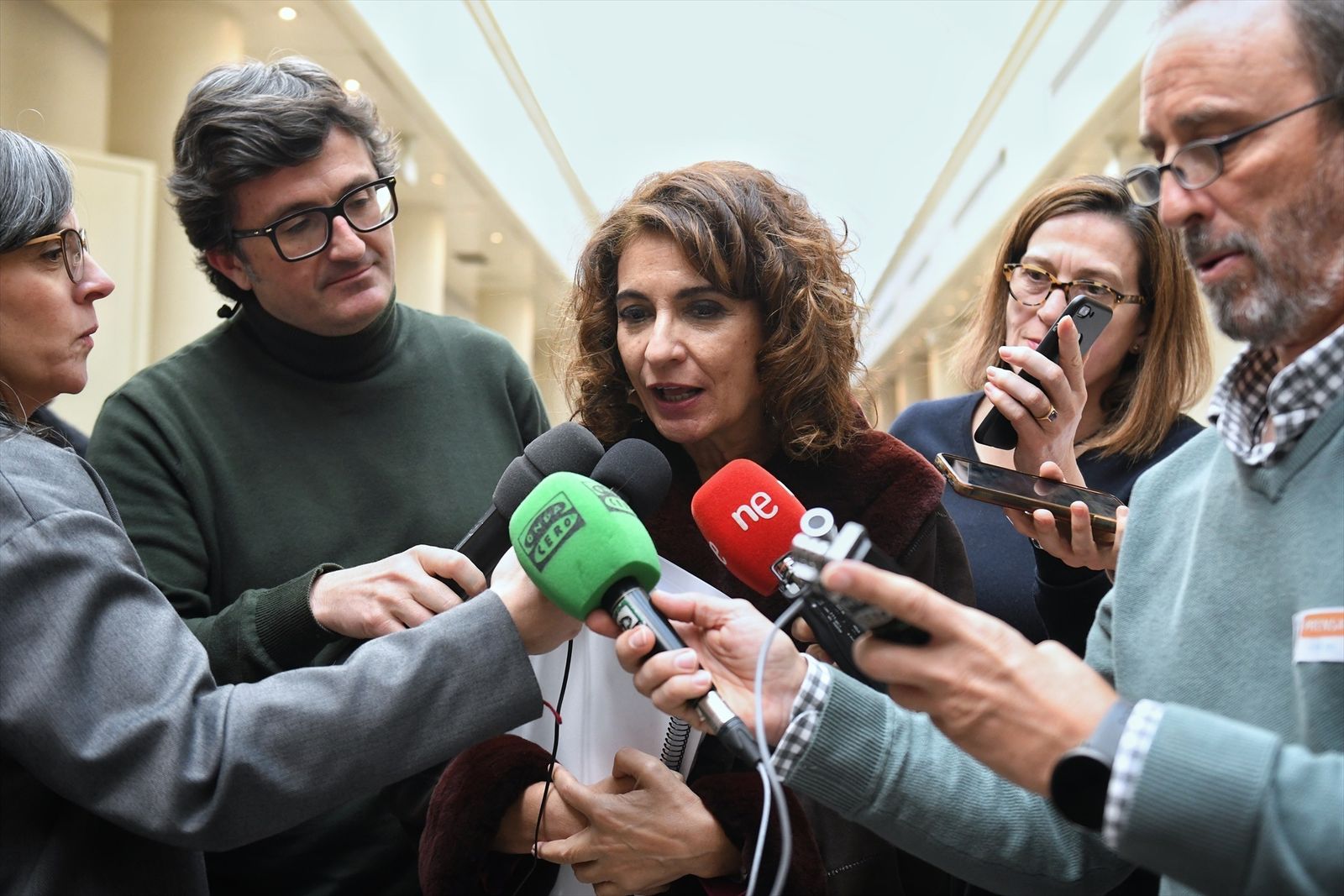 La vicepresidenta primera y ministra de Hacienda, María Jesús Montero