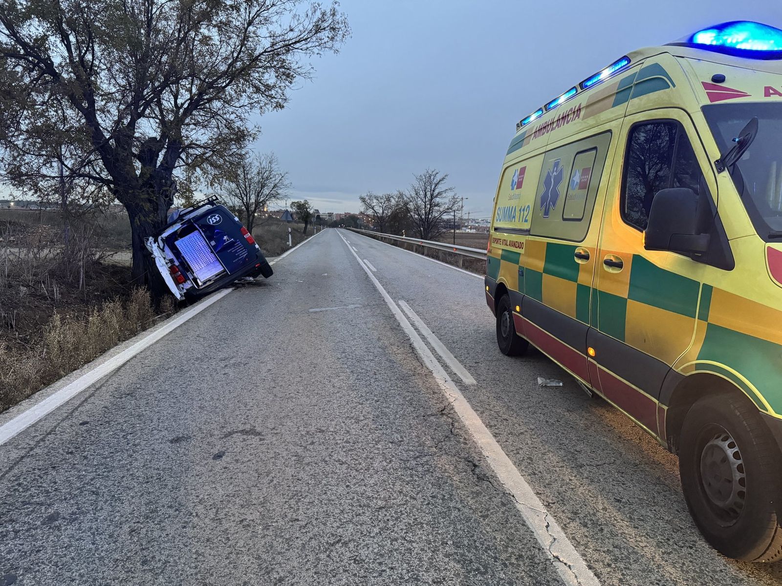 Accidente de tráfico en Meco
