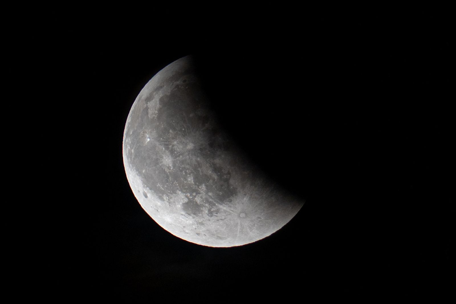 Imagen del eclipse lunar del 7 de septiembre de 2025