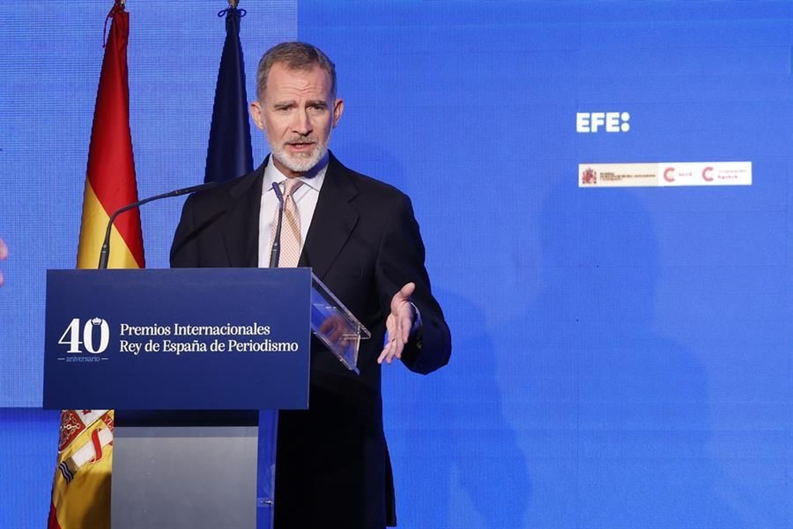 Felipe VI destaca el valor del periodismo independiente en los Premios Internacionales Rey de España
