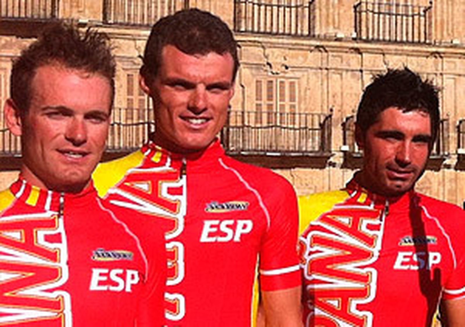 Parte del equipo de ciclismo olímpico