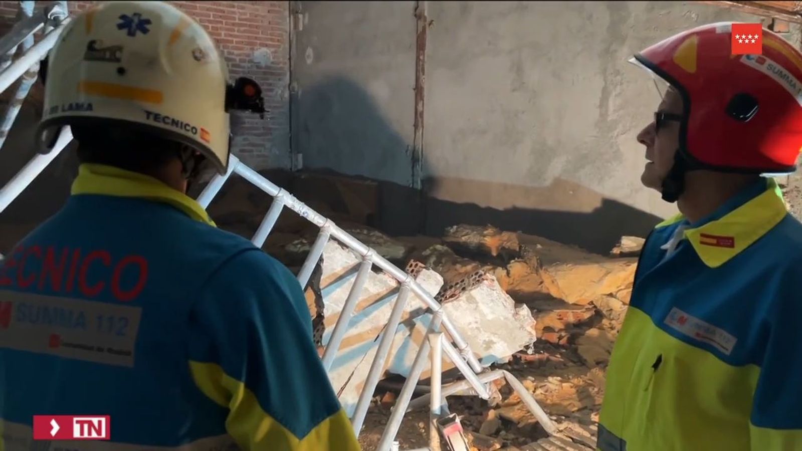 Accidente laboral en Tetuán