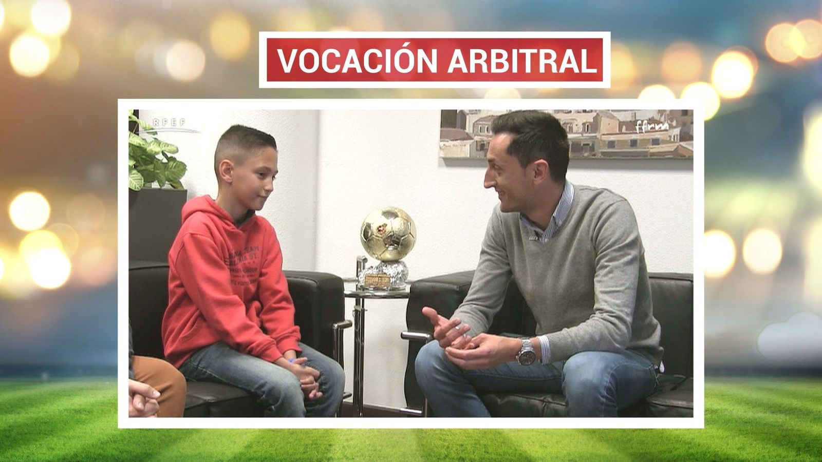 El sueño de Fran, el niño que quiere ser árbitro de Primera