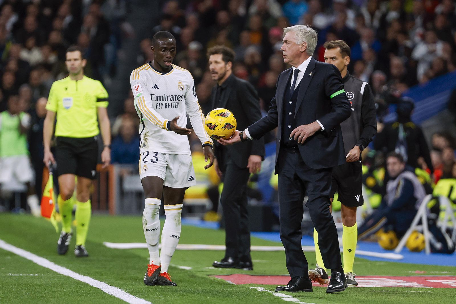 Mandy y Carlo Ancelotti