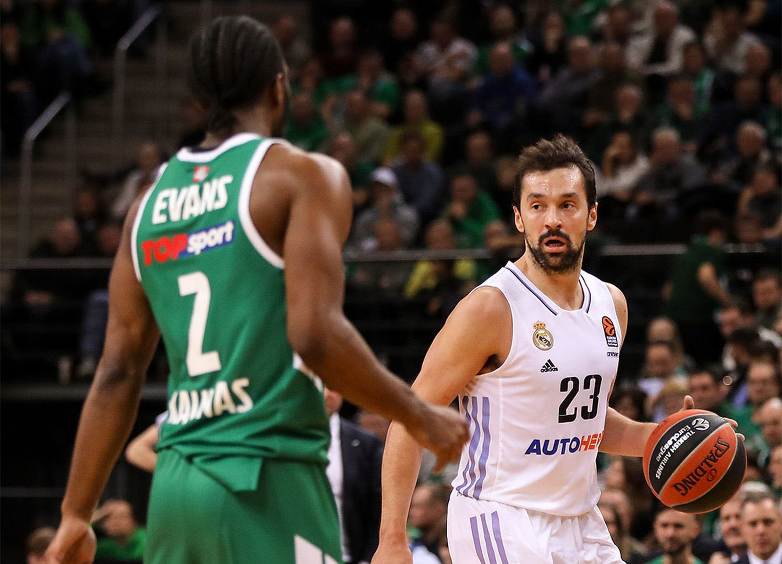 Sergio Llull ante el Zalgiris