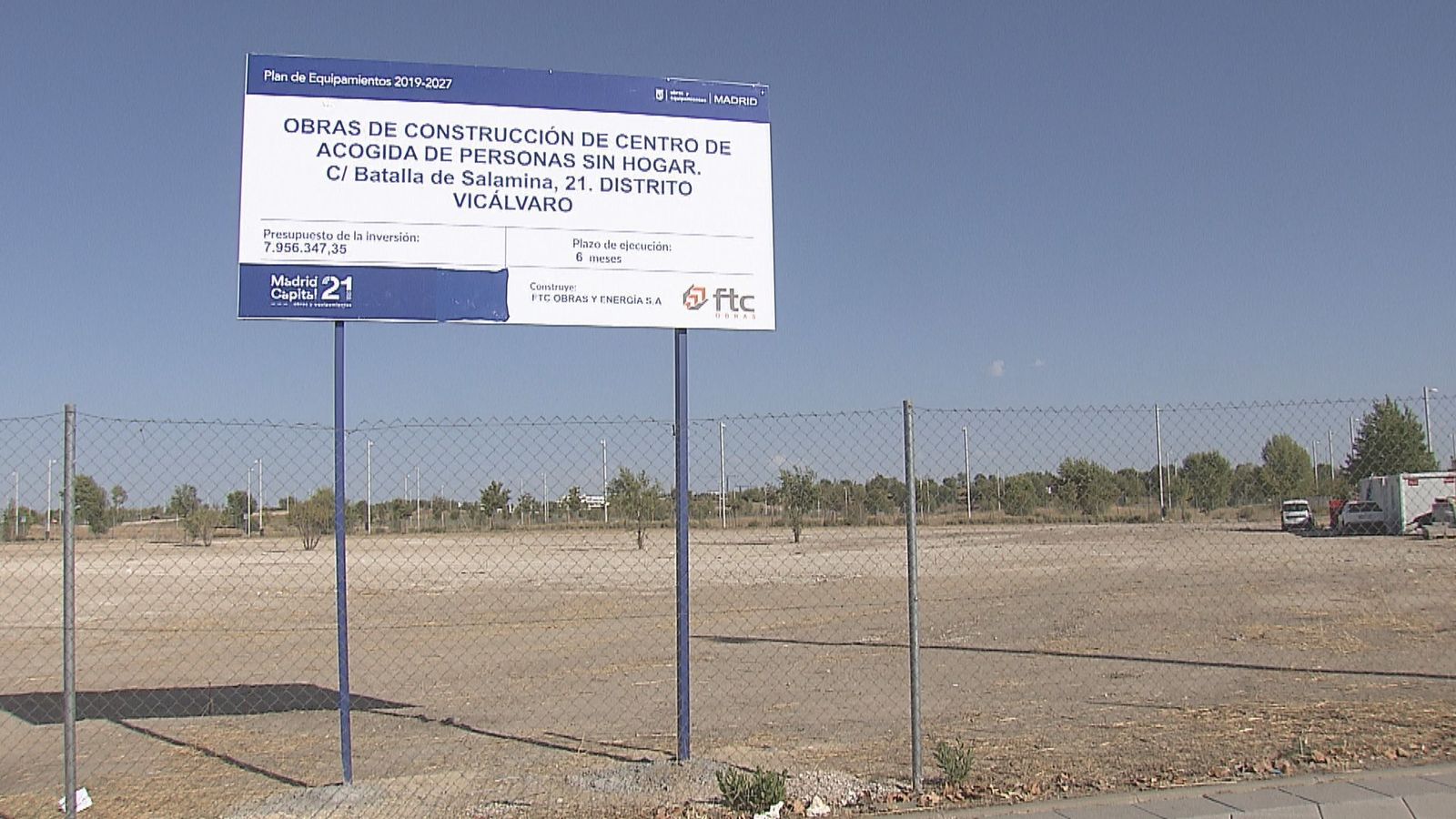 Solar donde se ubicará el centro de acogida de El Cañaveral
