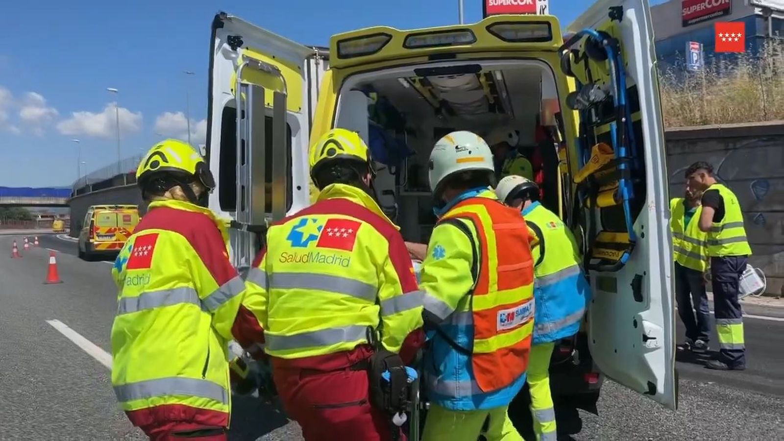 Accidente de tráfico en la A-6 con un herido grave