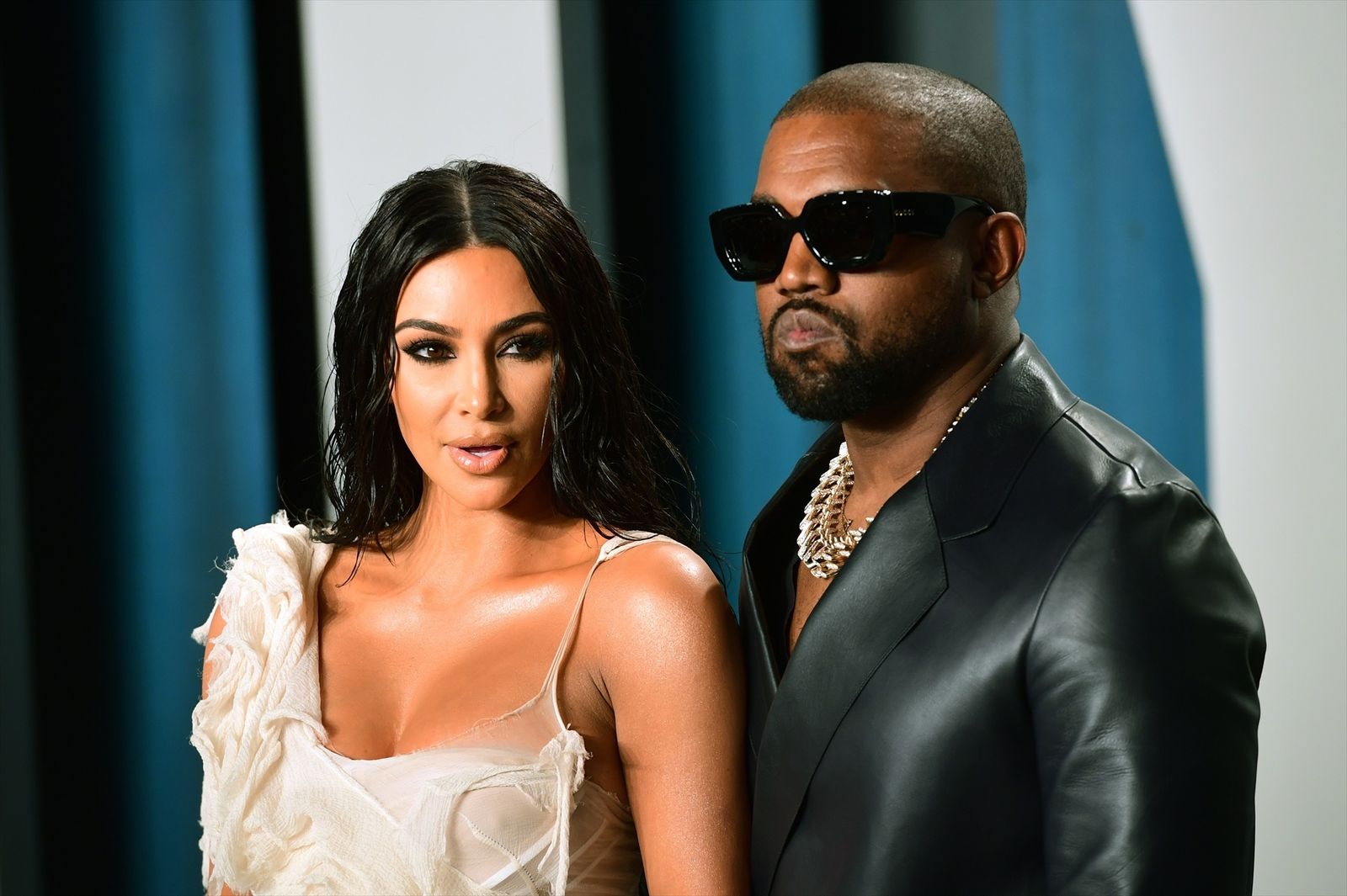 Kayne West y Kim Kardashian