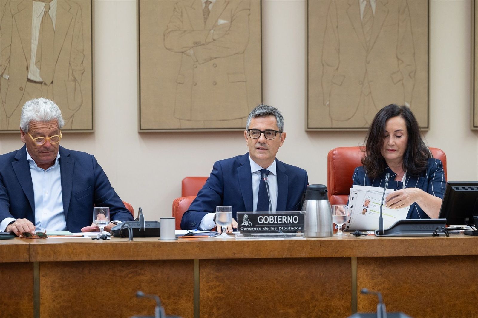 Bolaños pide desde el Congreso "tranquilidad" y "confianza" en el Estado en la crisis de Ceuta