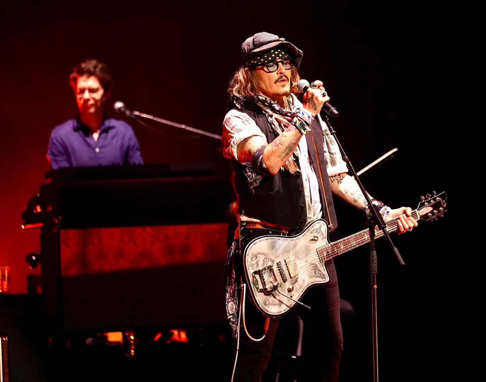 Johnny Depp en el Royal Albert Hall, Londres, 31 de mayo 2022