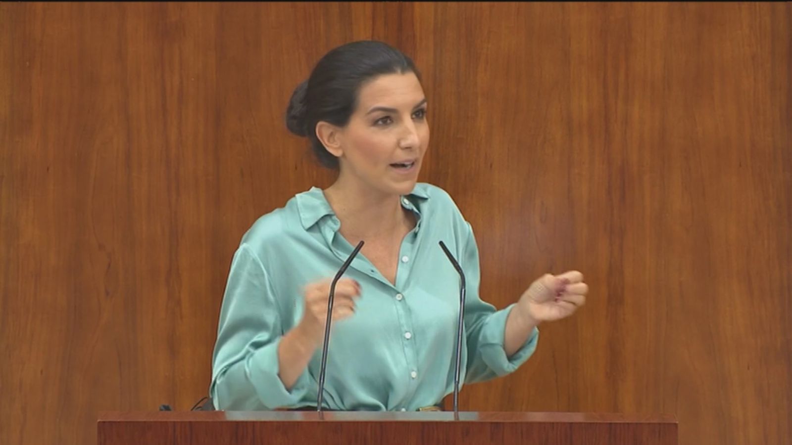 Rocío Monasterio, portavoz de Vox en la Asamblea de Madrid