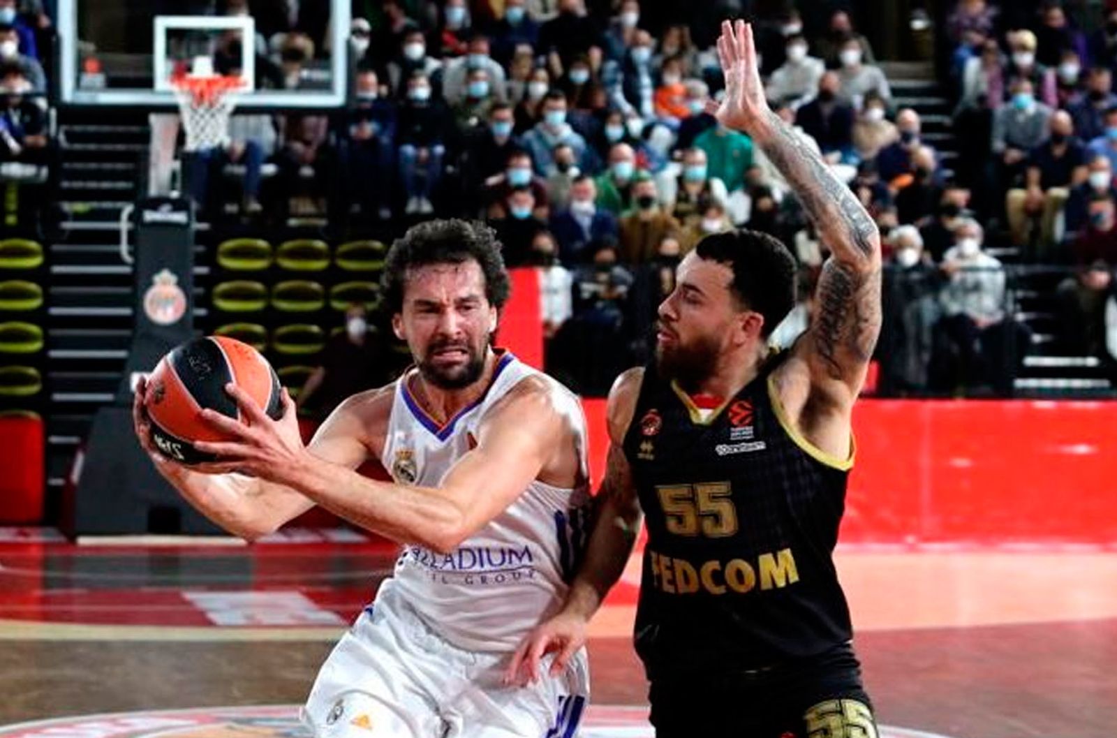84-90. El Real Madrid consigue una trabajada victoria ante el Mónaco
