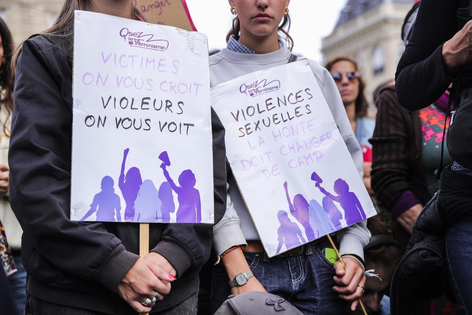 Manifestación en París en apoyo a Gisèle Pelicot