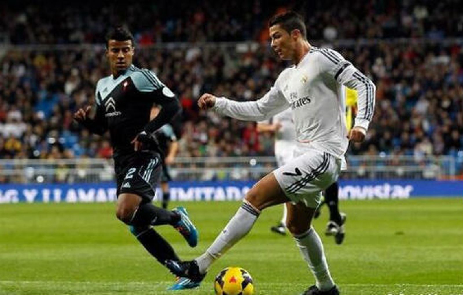 Cristiano Ronaldo ante el Celta