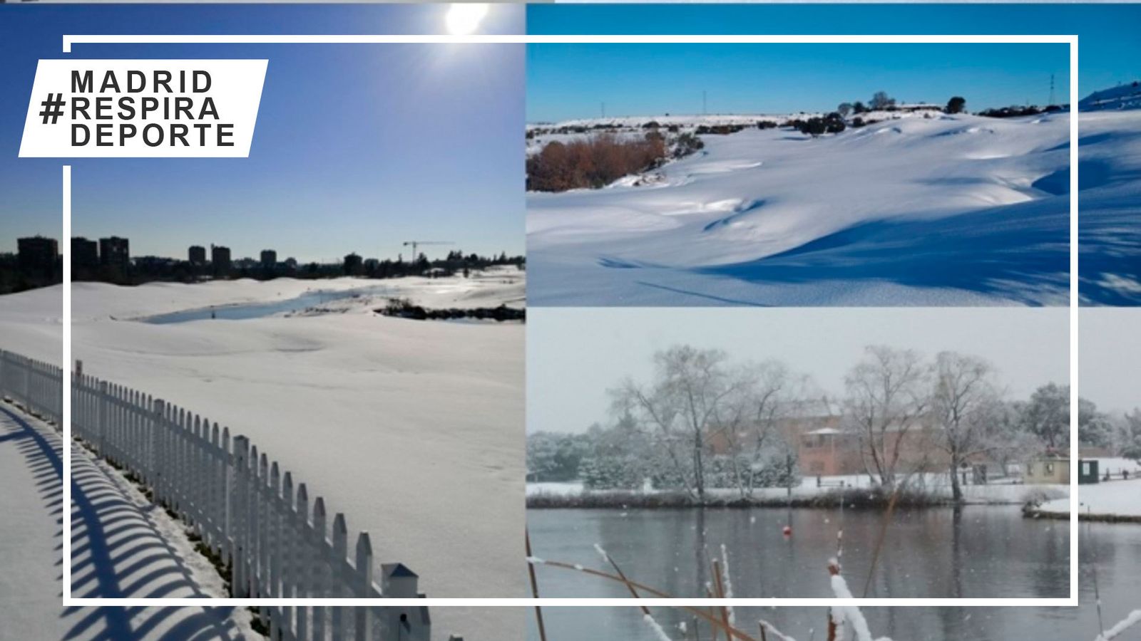Campos de golf nevados