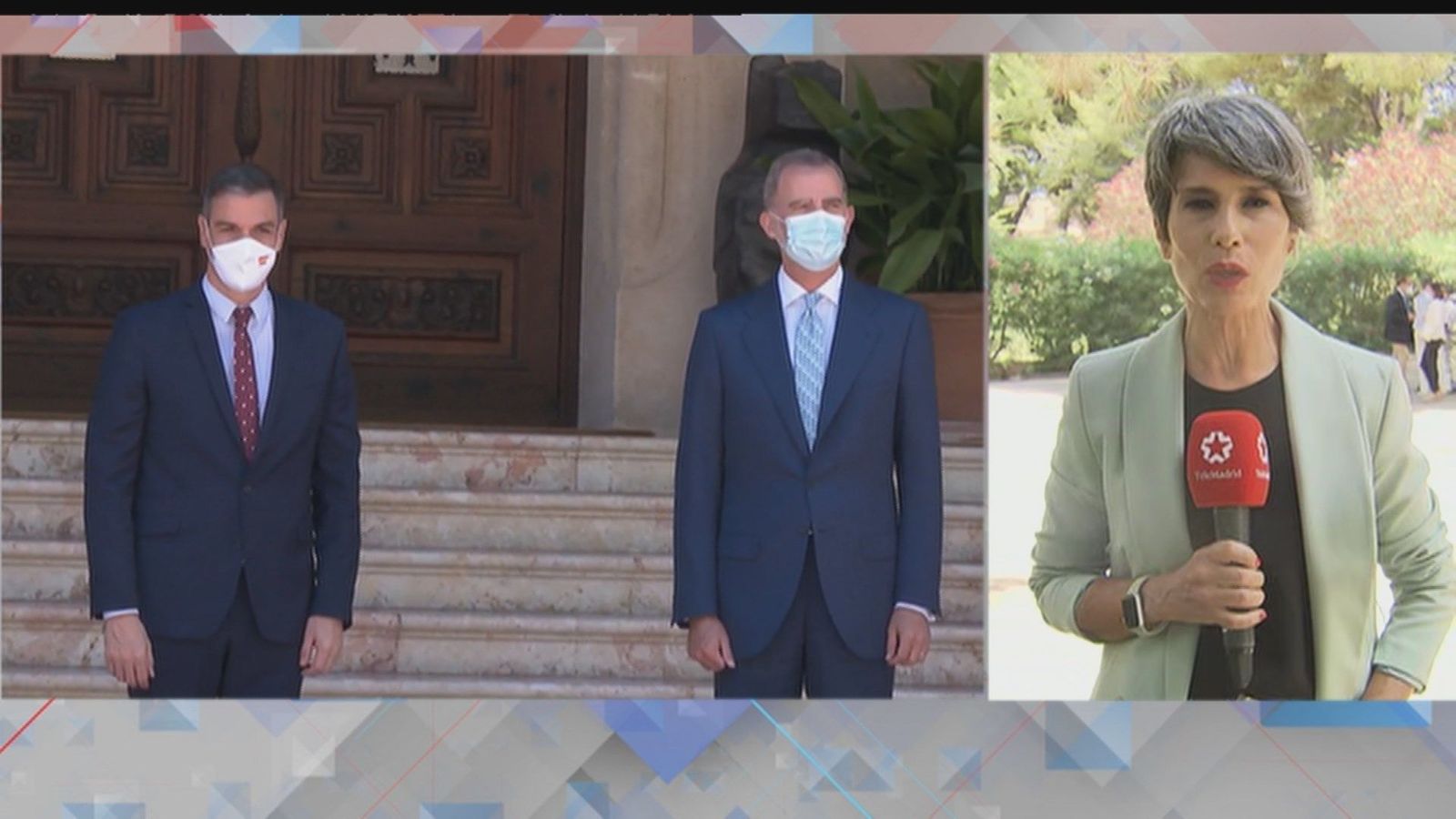 El rey recibe a Pedro Sánchez en el Palacio de Marivent