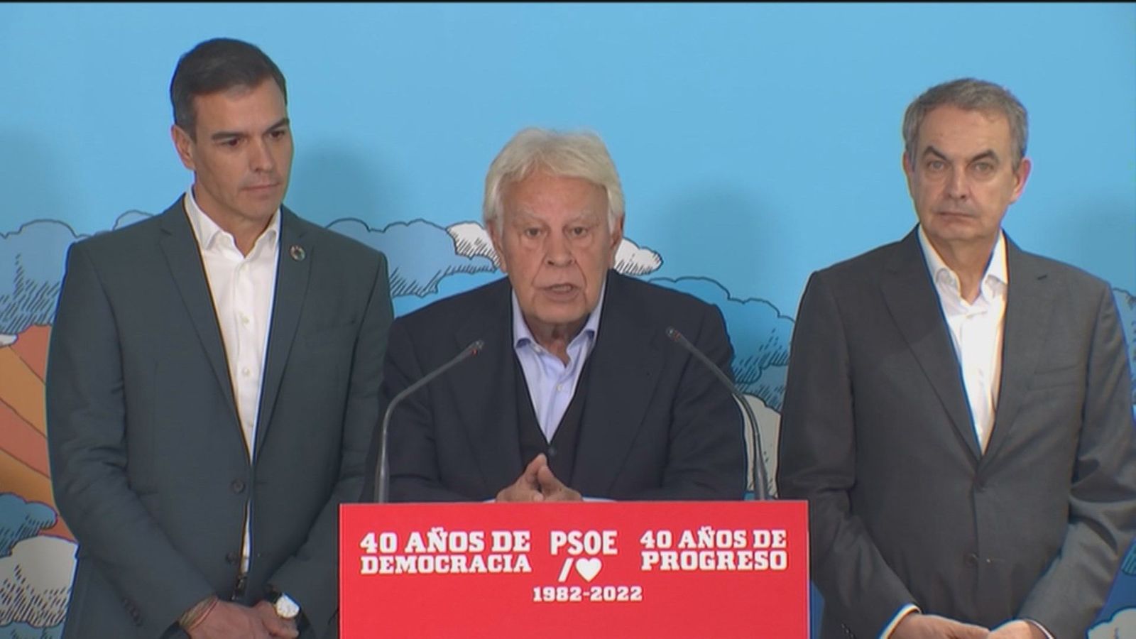 Felipe González pide al Gobierno dar certidumbre en el momento más complejo