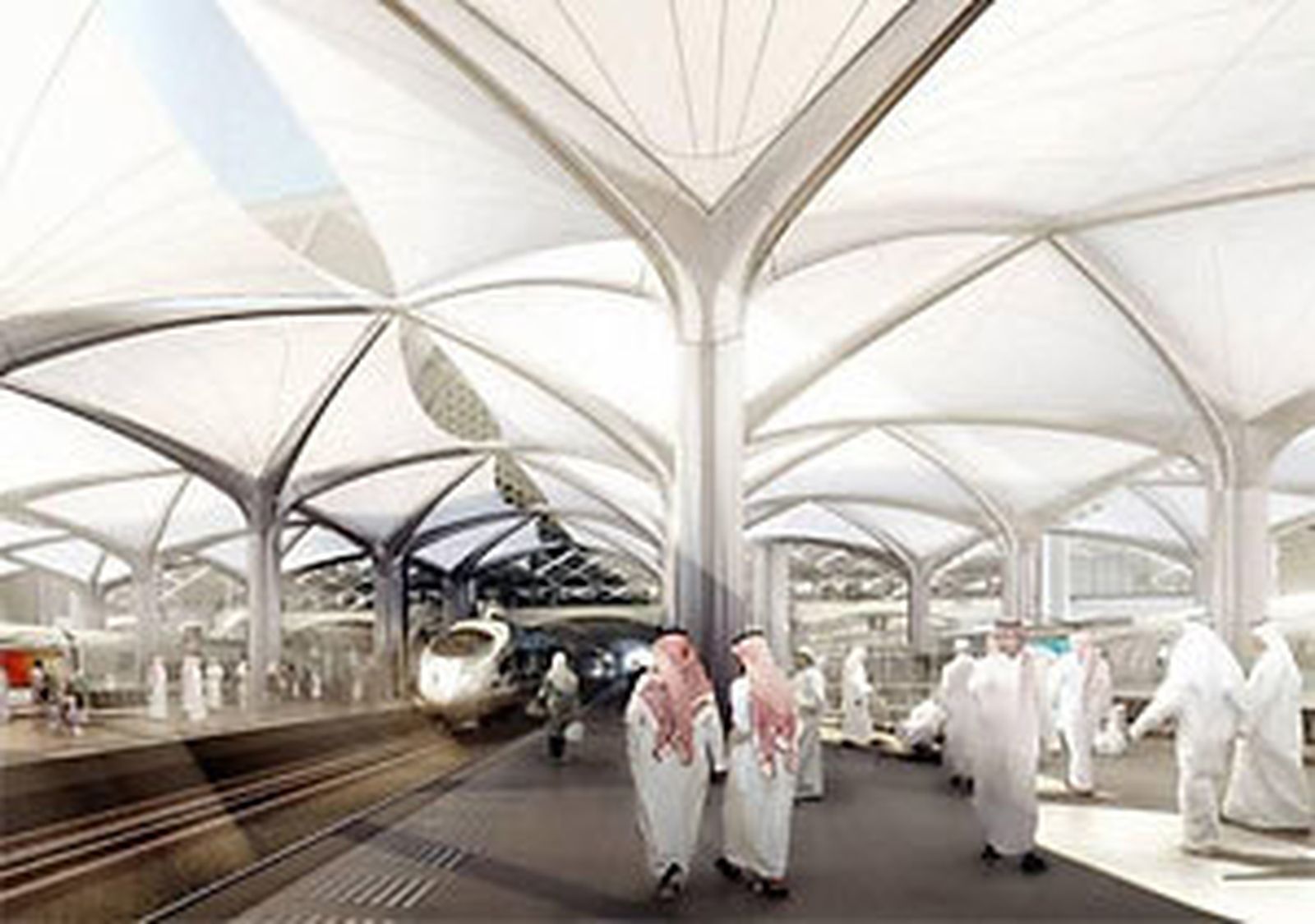 Imagen del proyecto de alta velocidad en Arabia Saudí