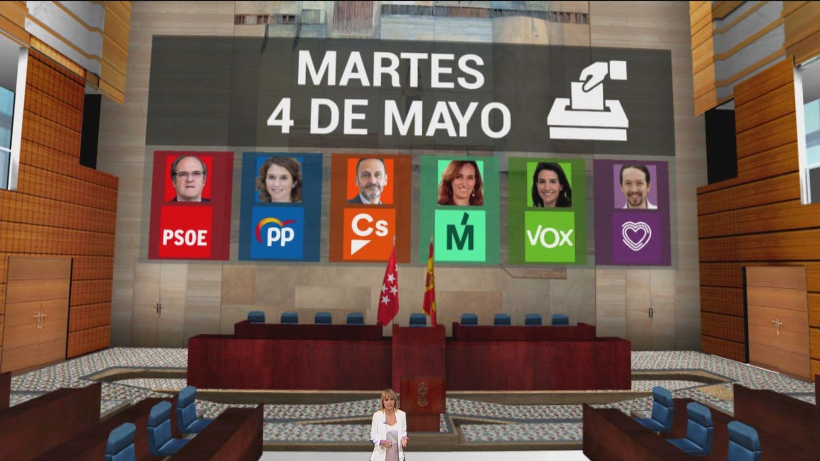 PP, PSOE y Ciudadanos presentan sus listas electorales para el 4 de mayo