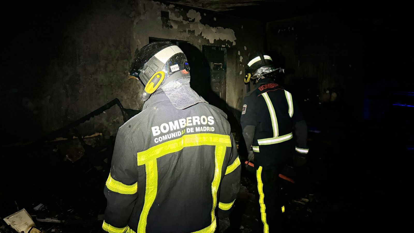 Incendio en una vivienda de Becerril de la Sierra