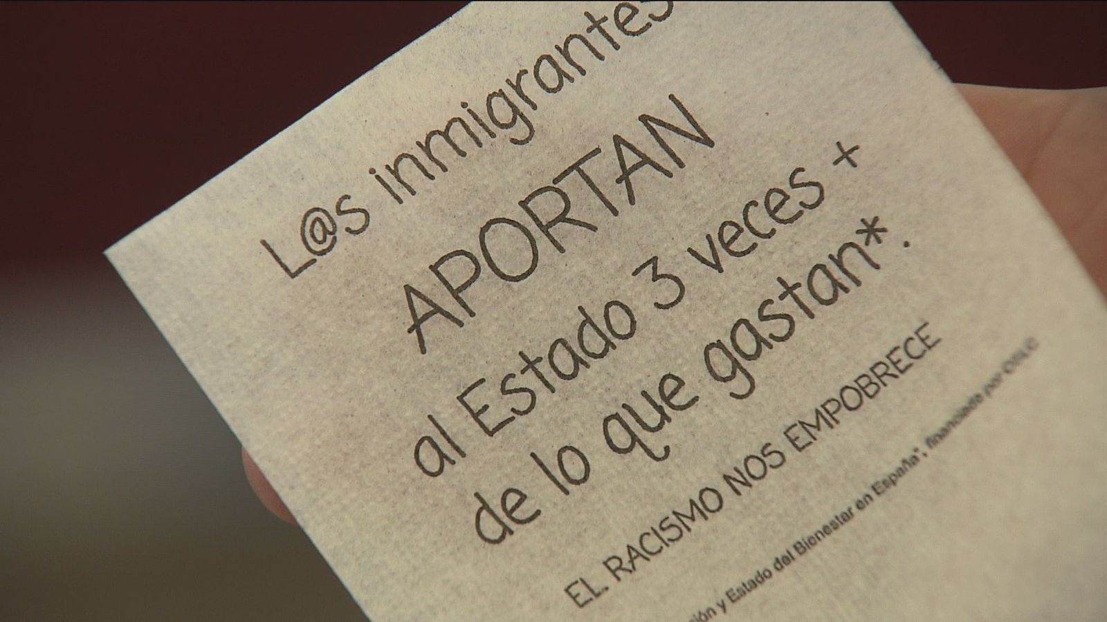 Servilletas en favor de la integración en San Cristóbal de los Ángeles