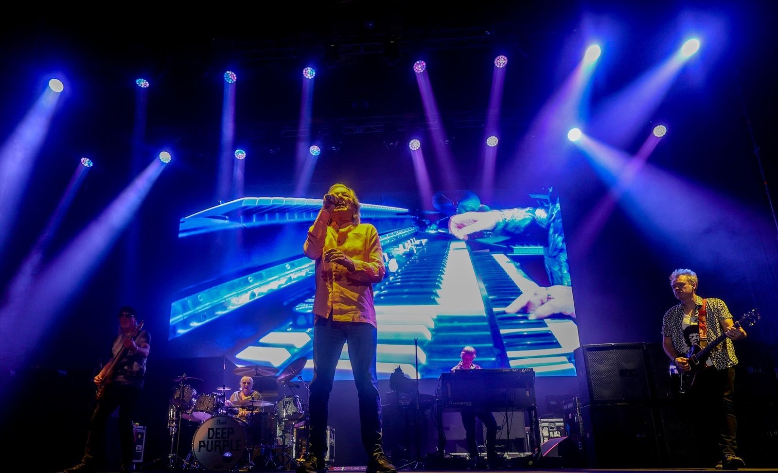 La banda Deep Purple durante su concierto en el Alma Festival de Madrid, en junio de 2024