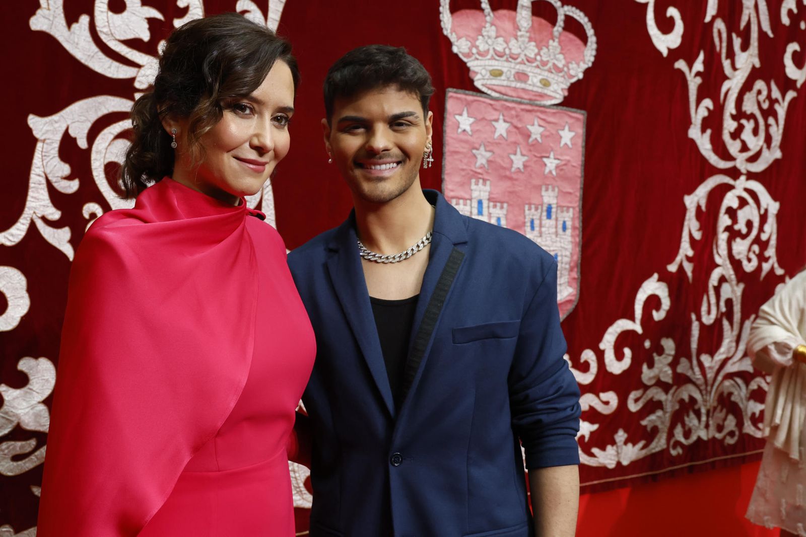 Isabel Díaz Ayuso y Abraham Mateo
