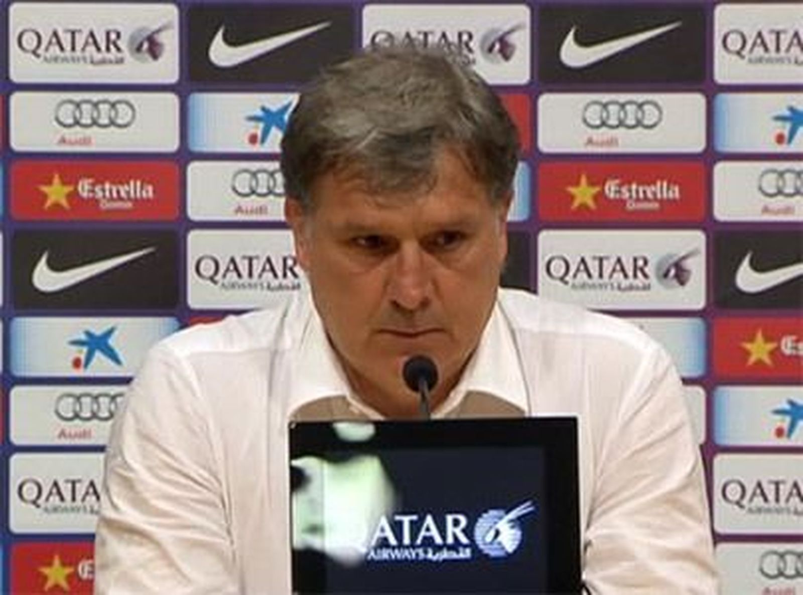 'Tata' Martino anuncia su marcha del Barça