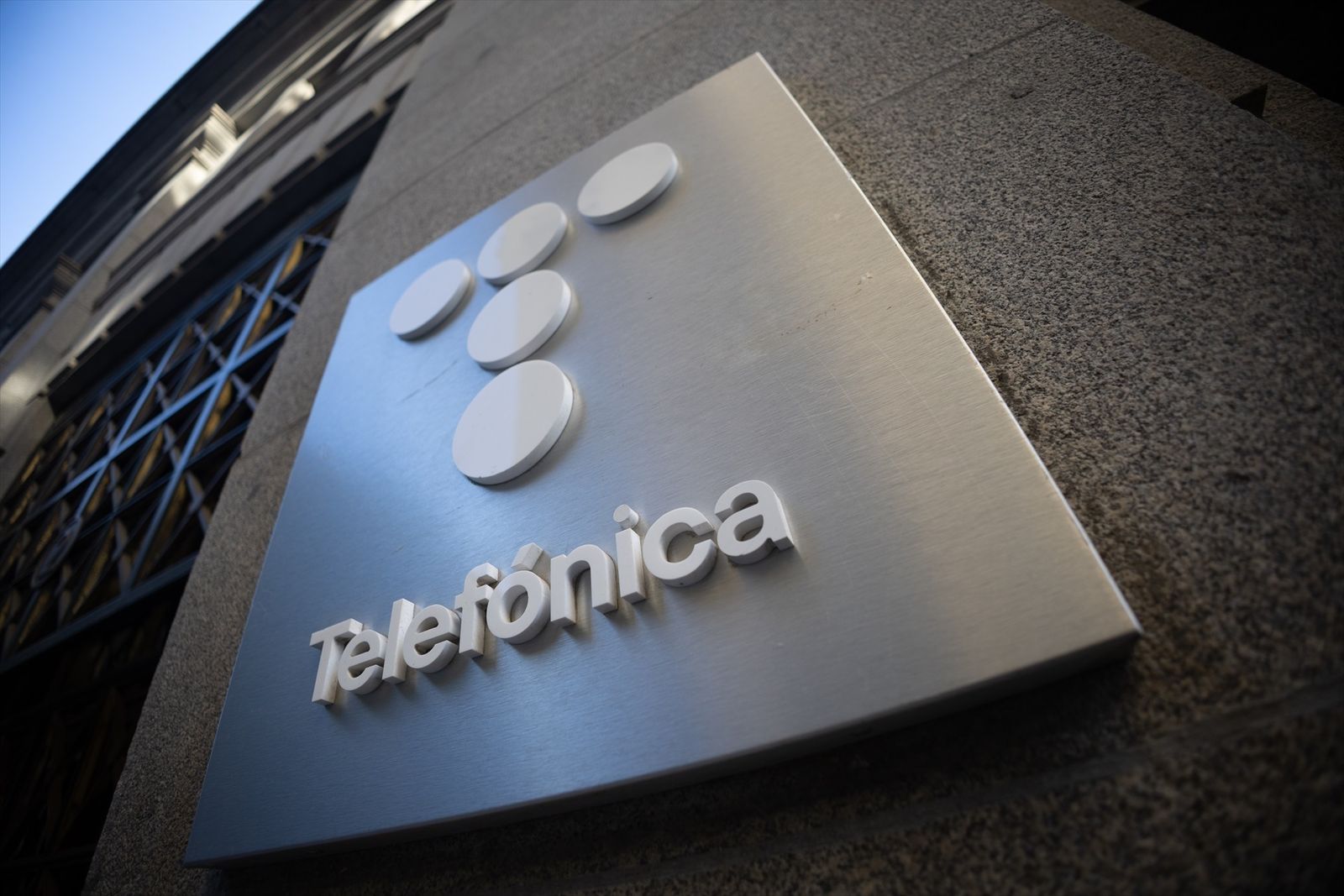 Fachada del edificio Telefónica en Gran Vía
