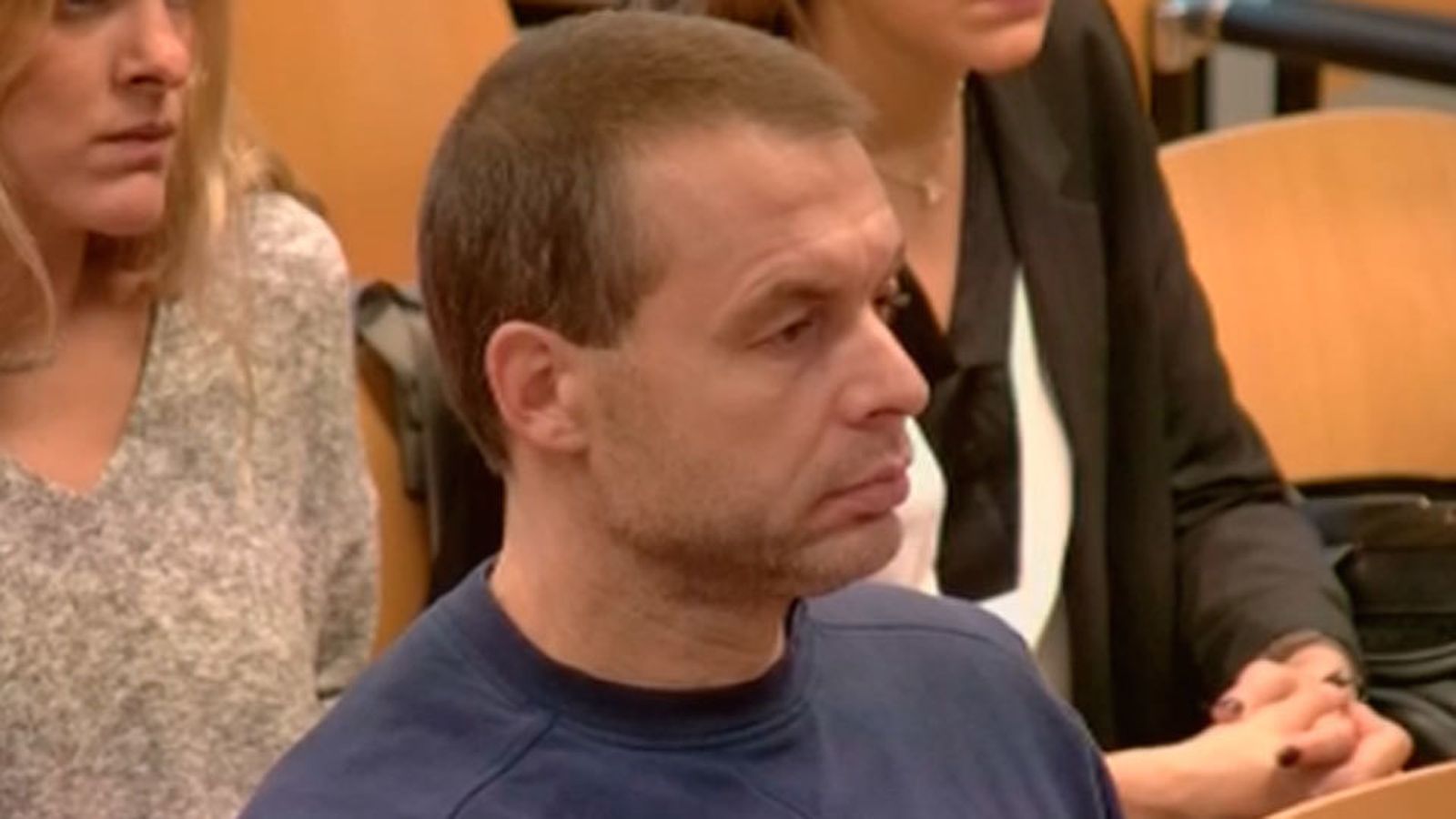 El pederastra de Ciudad Lineal durante el juicio