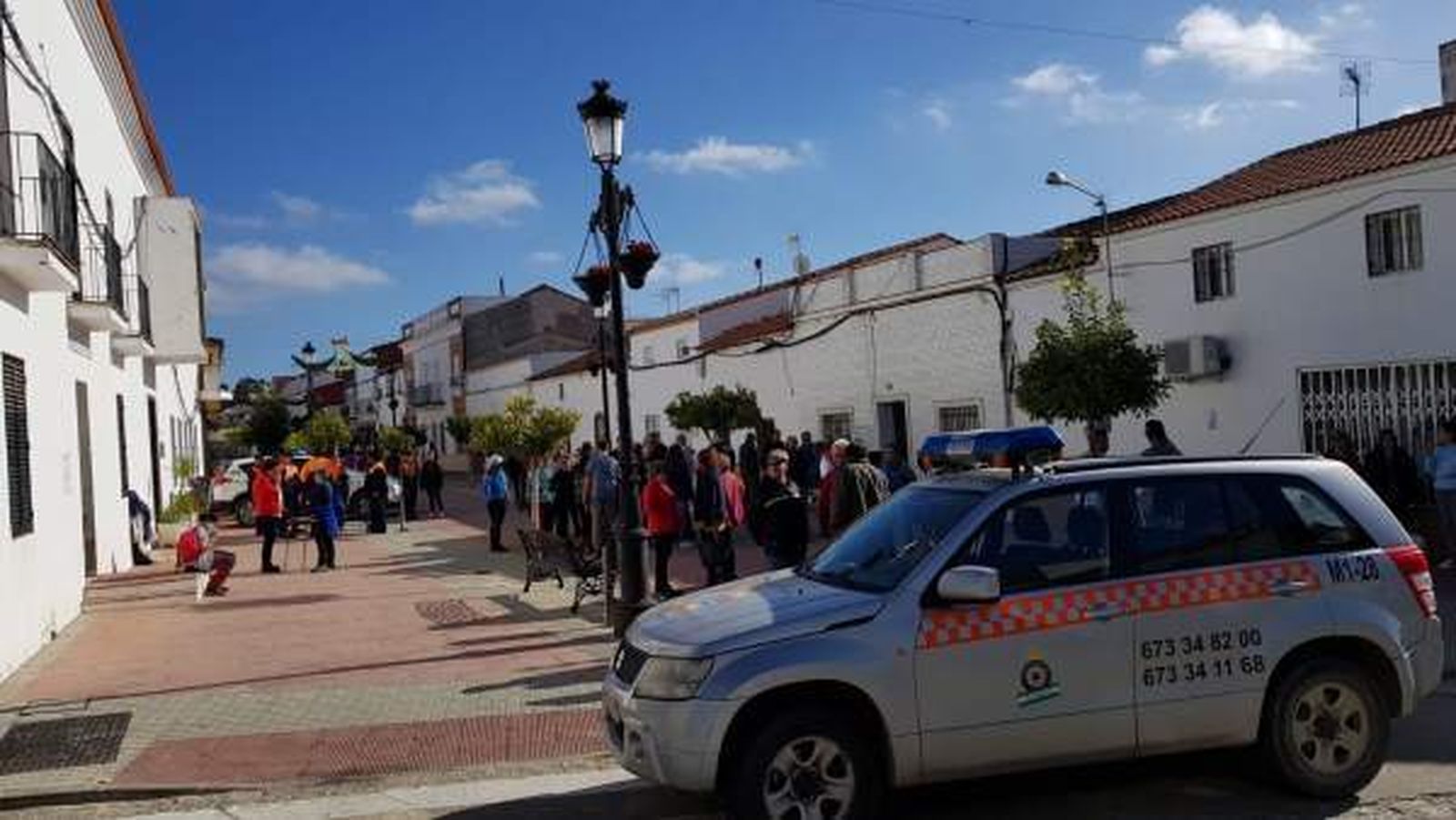Búsqueda de la joven desaparecida en El Campillo, Huelva. (EUROPA PRESS)