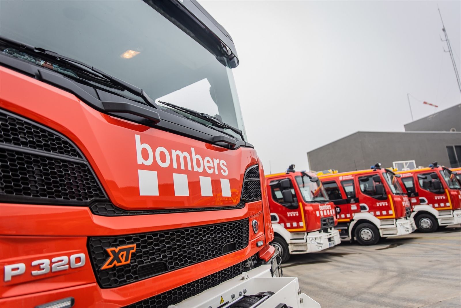 Vehículos de Bombers de la Generalitat