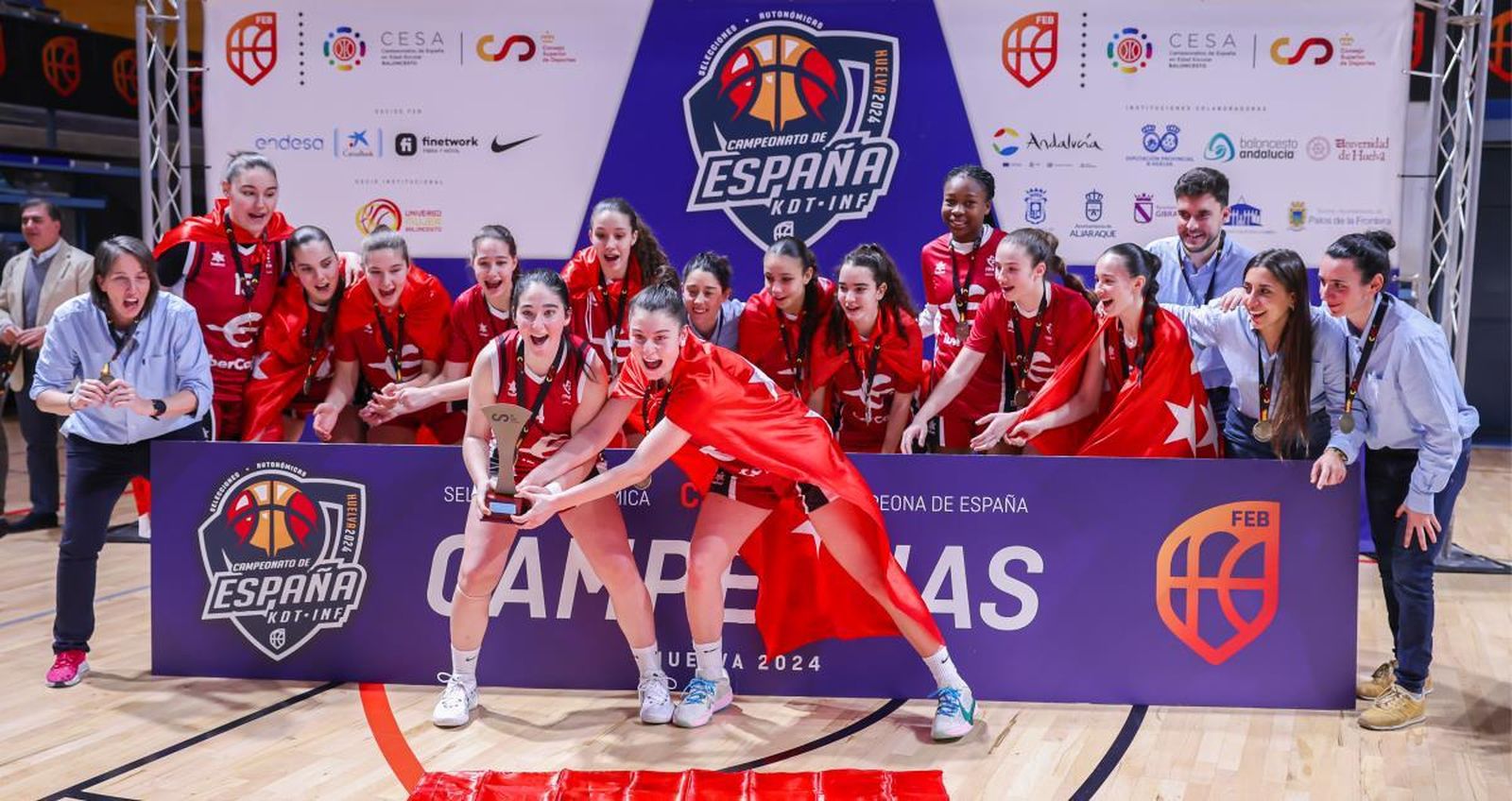 Selección madrileña cadete de baloncesto