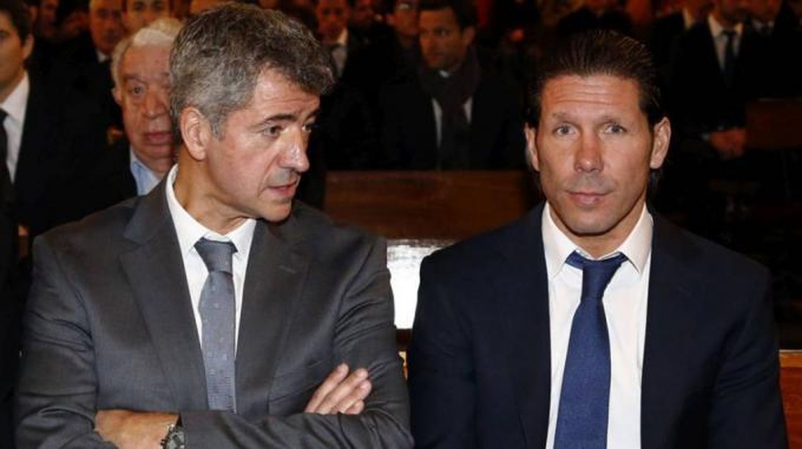 Gil Marín y Diego Simeone
