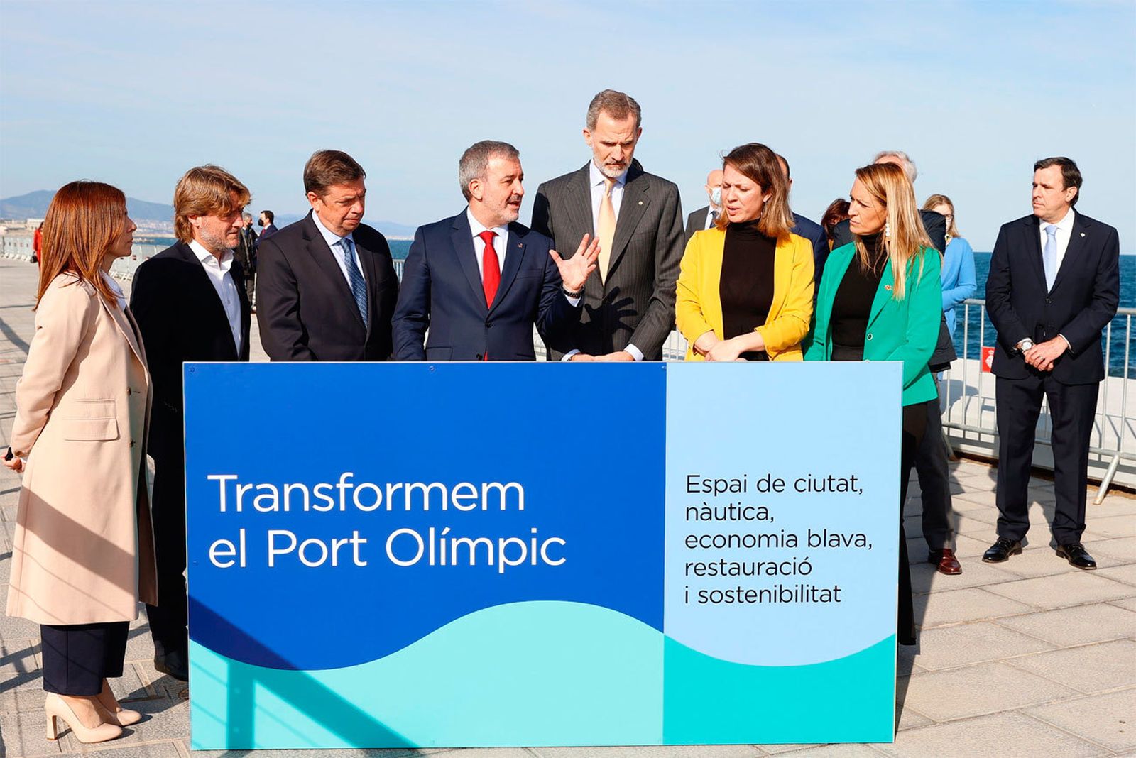 El Rey visita el Puerto Olímpico de Barcelona y conoce su plan de transformación