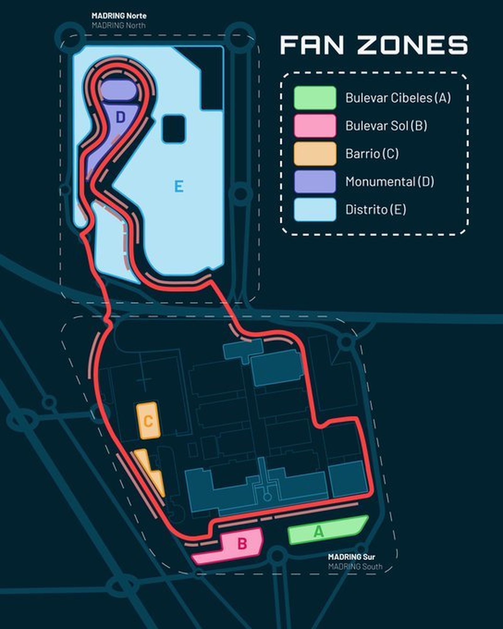 Fan zones