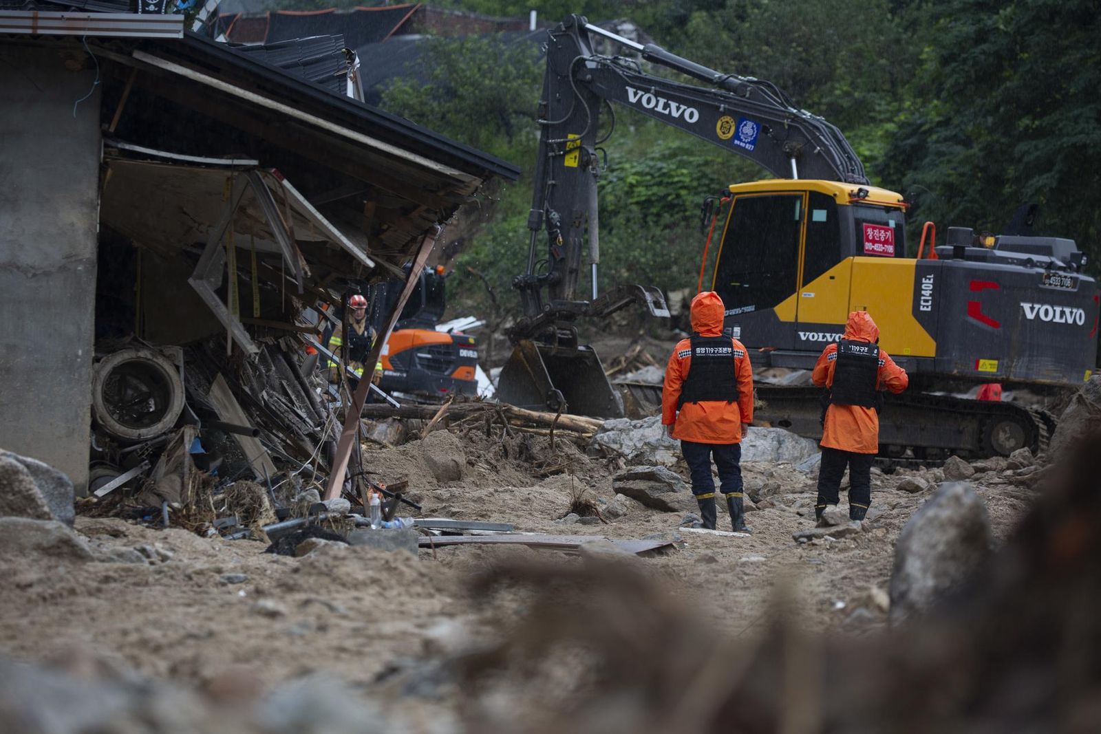 Inundaciones en Corea