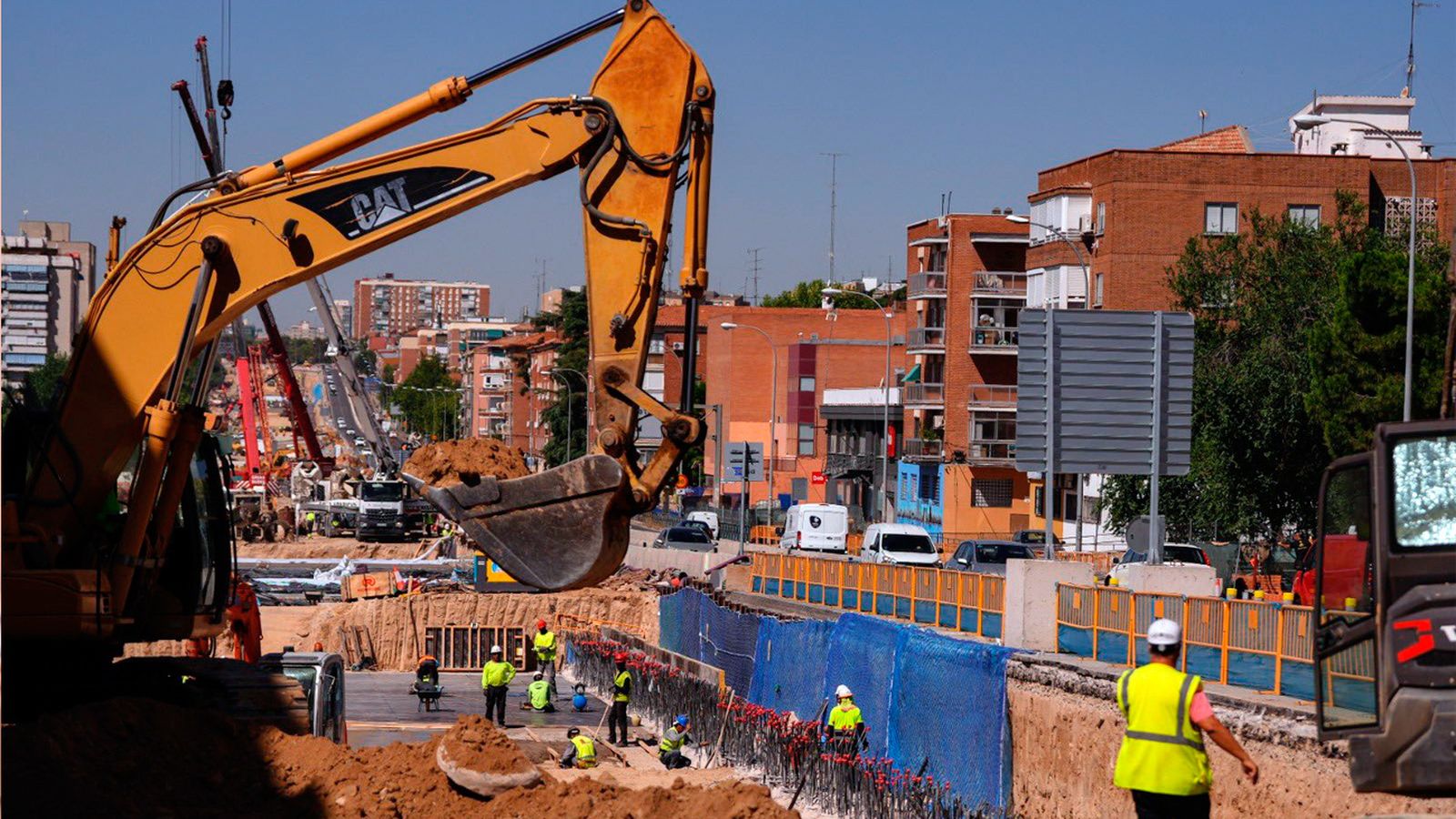 Estado de las obras de soterramiento de la A-5 en julio de 2025