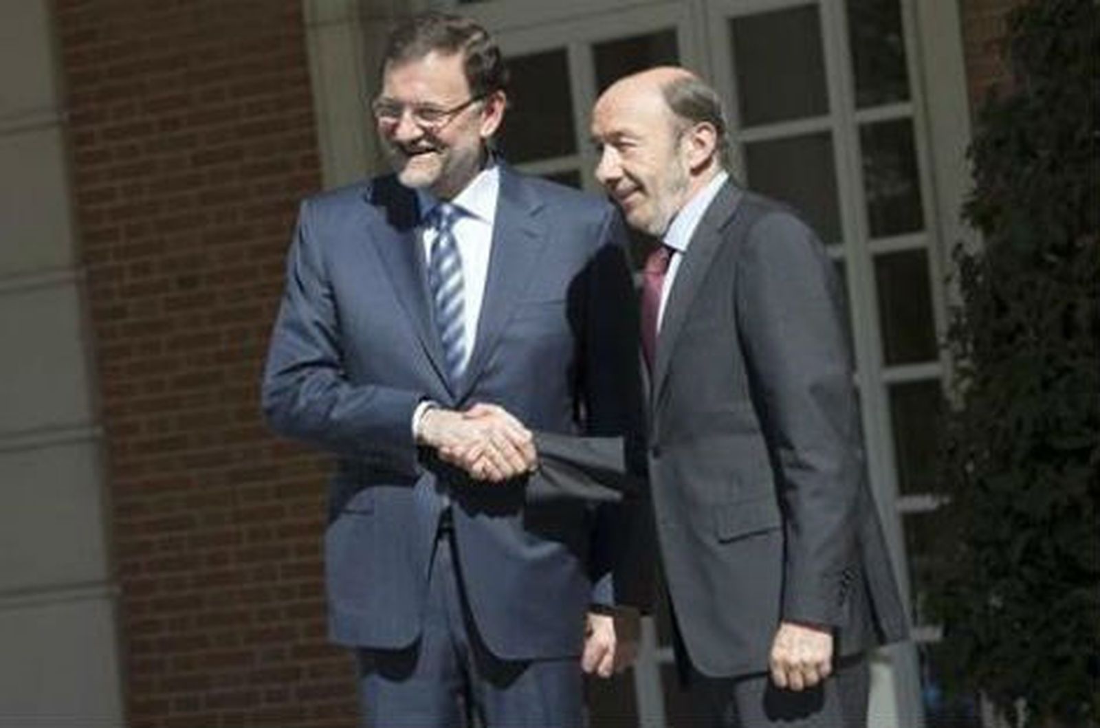Rajoy y Rubalcaba