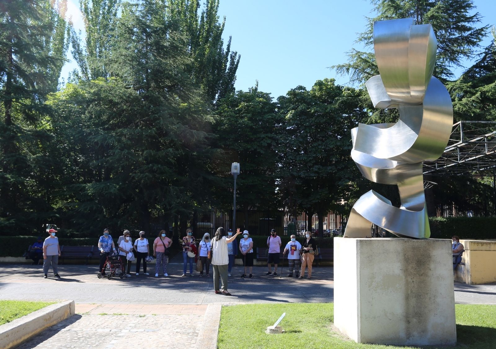 Campamento para mayores celebrado este verano en Leganés