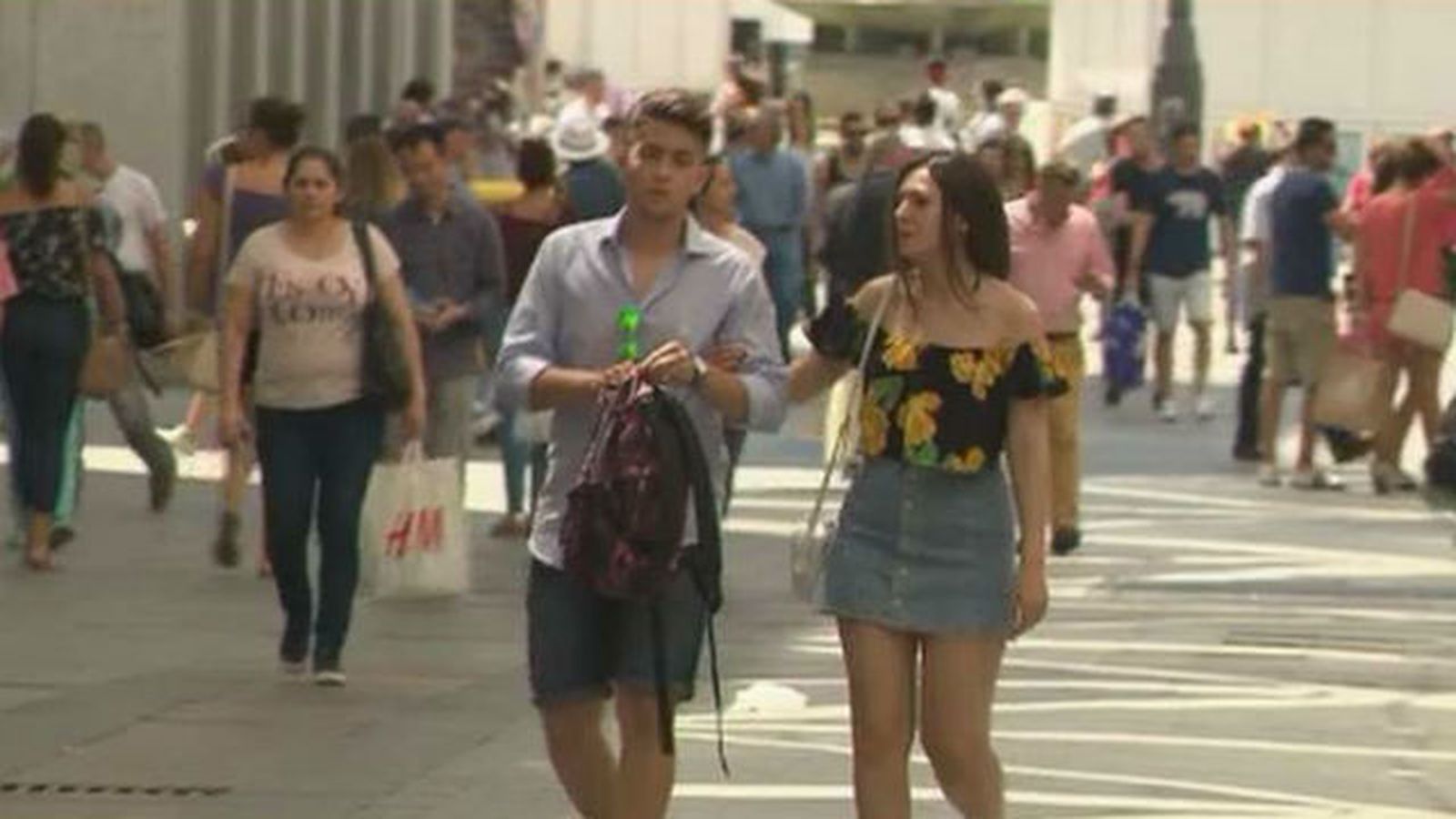 Turistas en Madrid