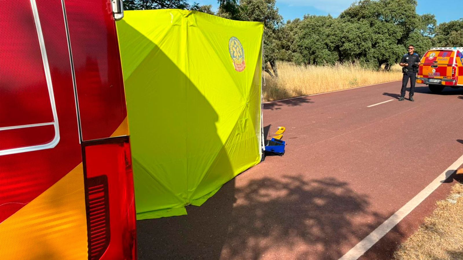 Accidente de bici en la Casa de Campo