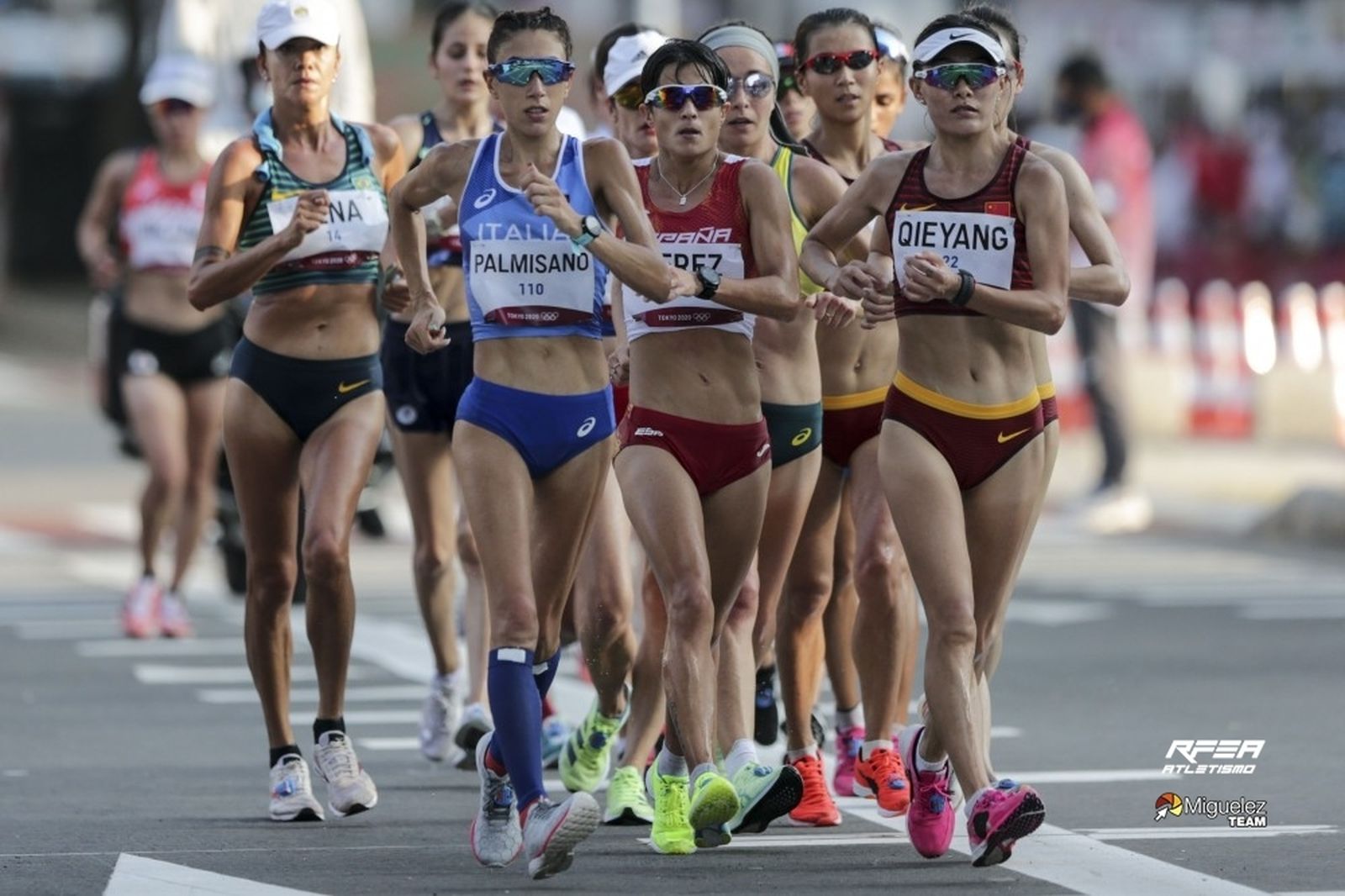 María Pérez, en el centro