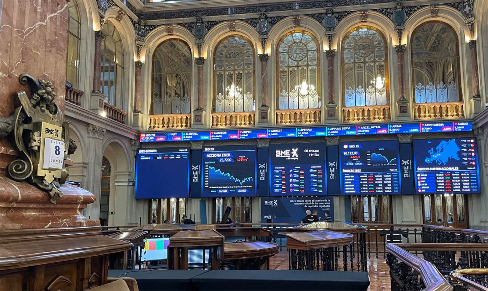 El Ibex 35 gana un 0,44% y recupera los 10.200 puntos