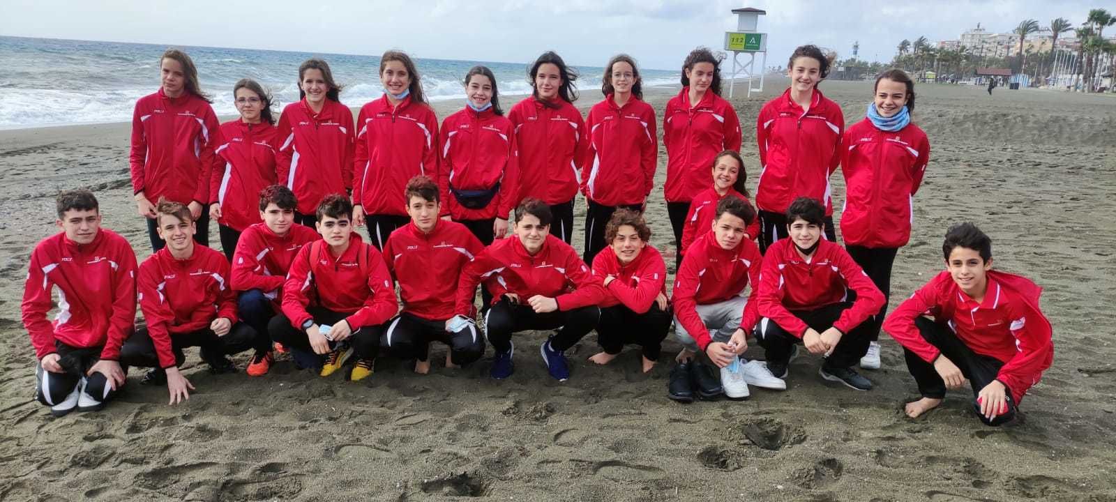 Selección masculina y femenina de Madrid de natación