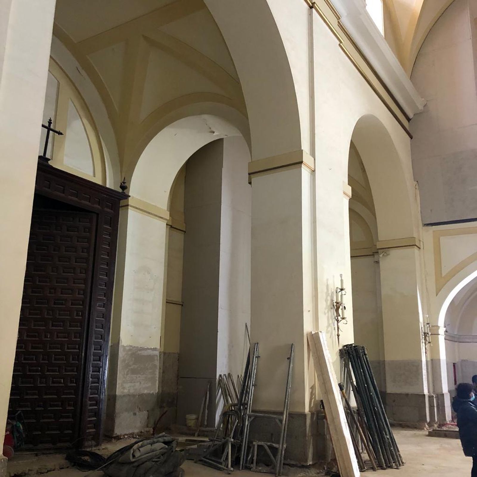 Interior de la Iglesia de San Salvador de Leganés